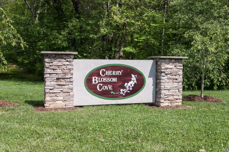 Cherry Blossom Cove Entrance