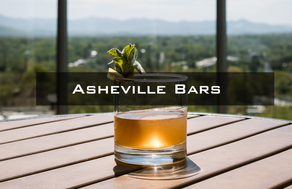 Whiskey glass with mountains in the background