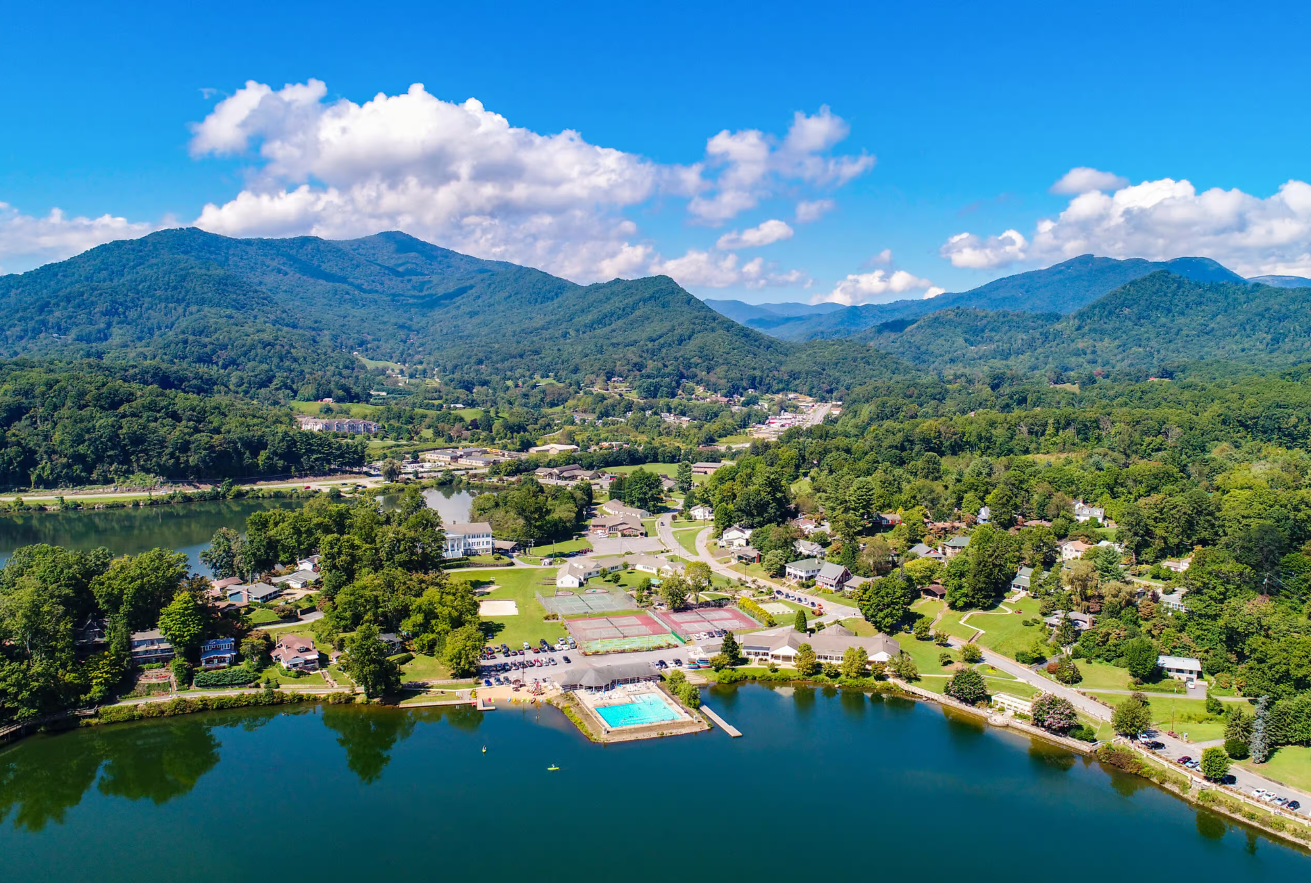 Lake Junaluska near Maggie Valley and Waynesville, NC